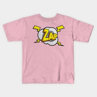 Comic Zap Onomatopoeia Lighning Kids T-Shirt